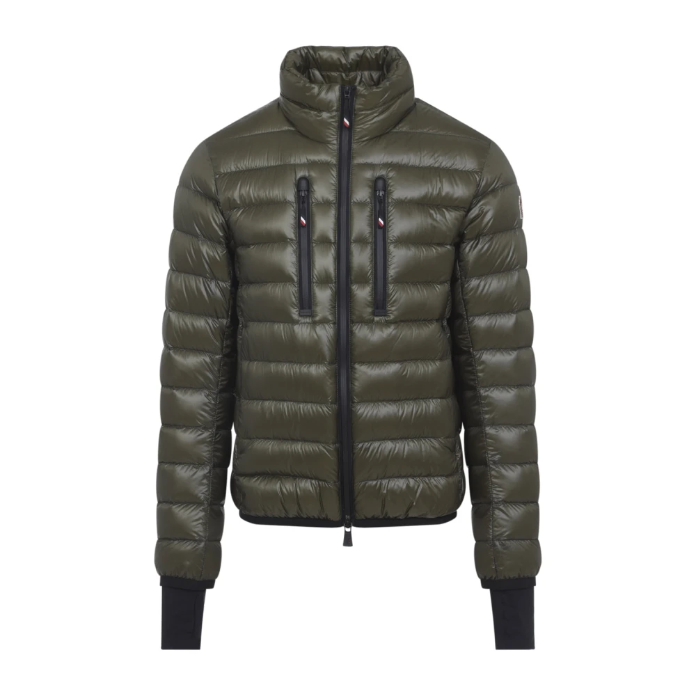 Moncler Men's Green Winter Jackets, M, Olive Hers Jacket With Stand-Up Collar