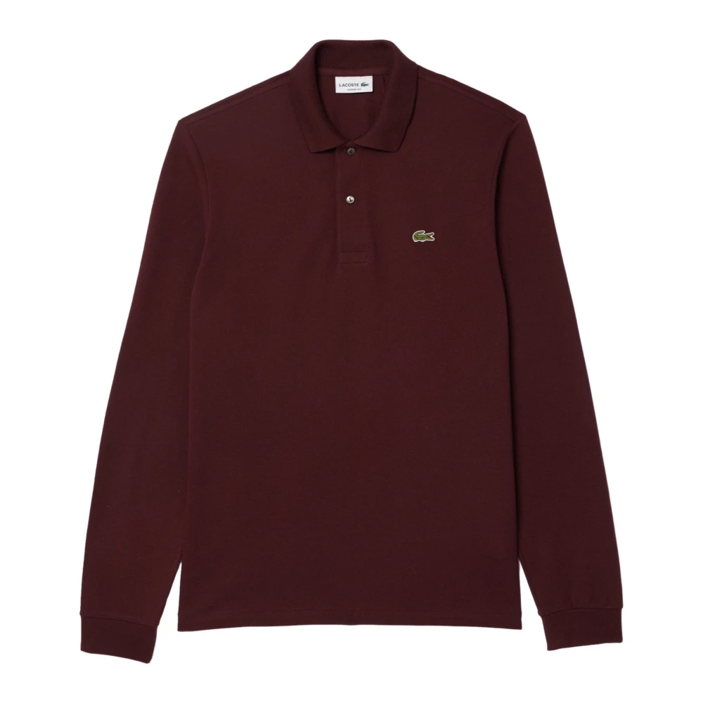 Lacoste Klassiek Polo Shirt in Diverse Kleuren Red Heren