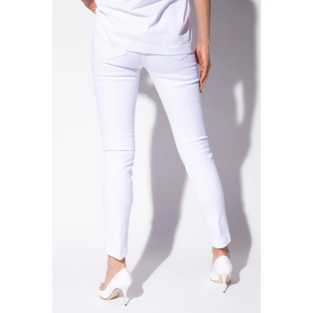 Dolce & Gabbana Jeans met logo White Dames