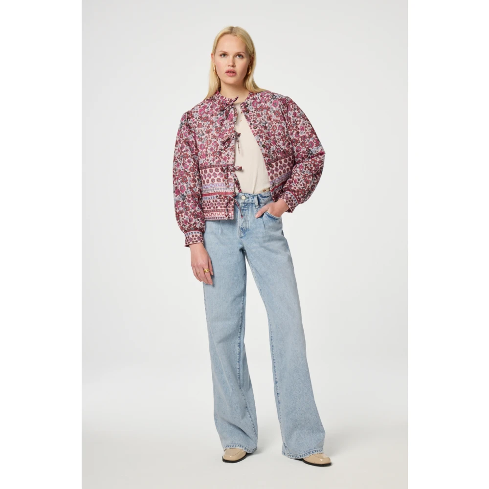 Fabienne Chapot Bloemenprint Gewatteerde Jas Multicolor Dames