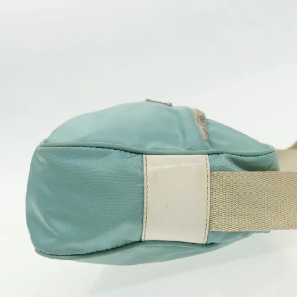 Prada Vintage Pre-owned Nylon prada-bags Blue Dames