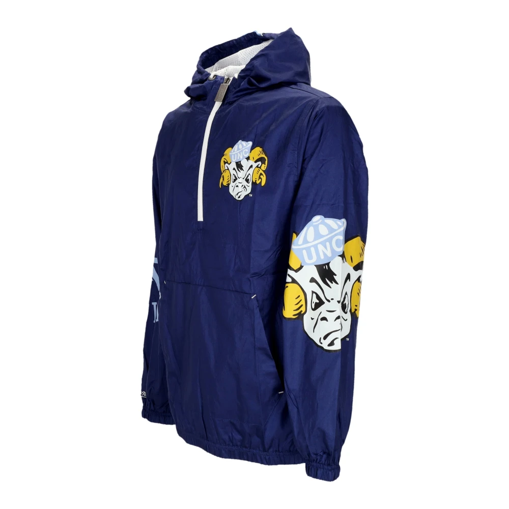 Mitchell & Ness North Carolina Tar Heels Windbreaker Blue Heren