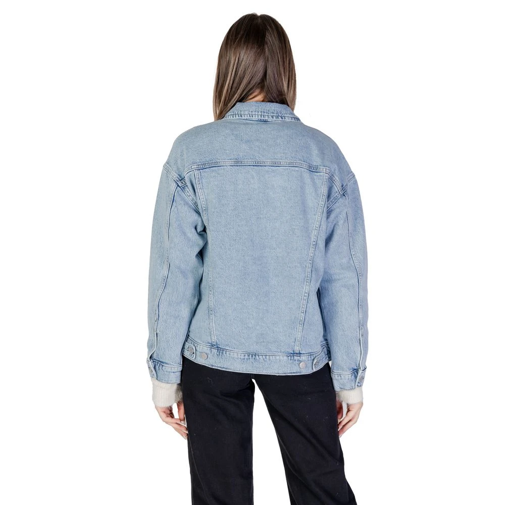 Vero Moda Blauwe Katoenen Damesjas & Mantel Blue Dames