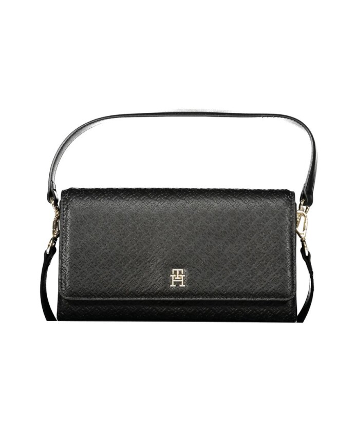 zwarte-polyethyleen-dames-handtas