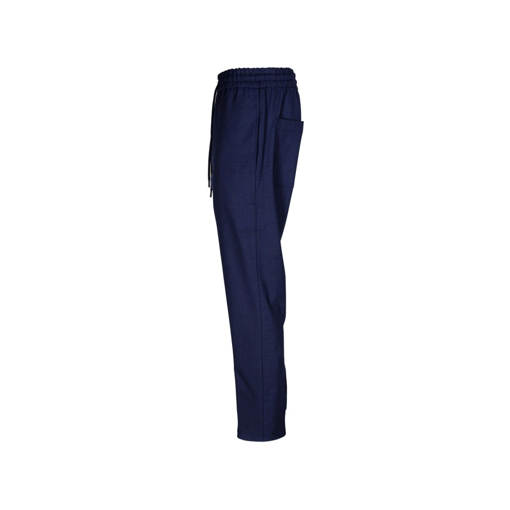 Dondup Heren trekkoord broek Slim Fit Blue Heren