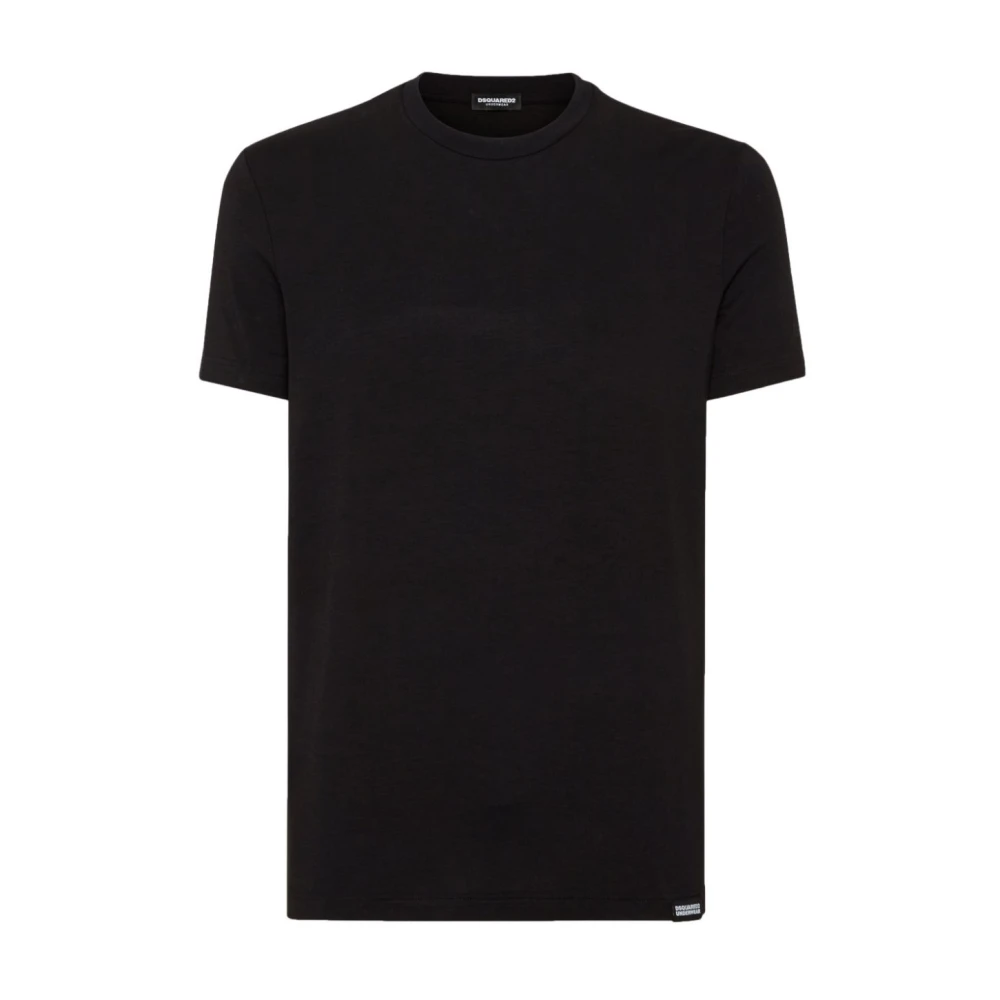 Dsquared2 Women's Black T-Shirts,, Fashionable Men's Clothing Collection Medium