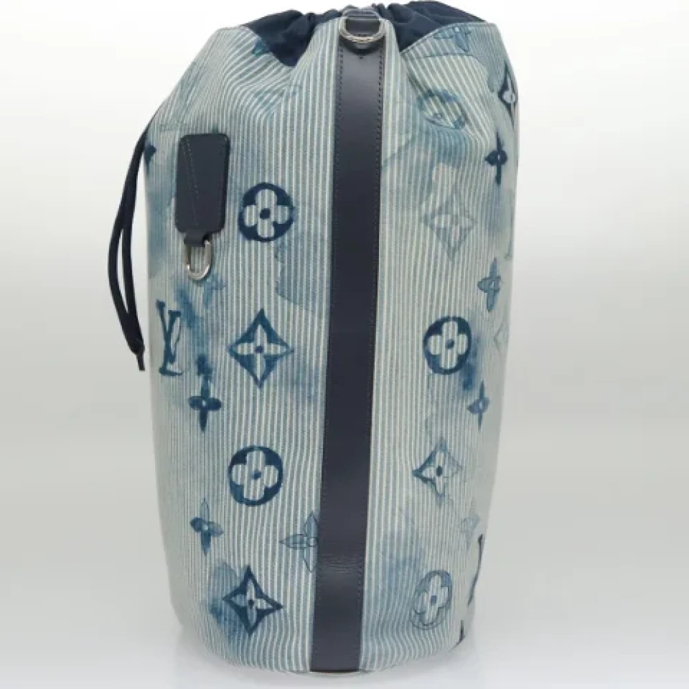 Louis Vuitton Vintage Pre-owned Canvas shoulder-bags Blue Dames