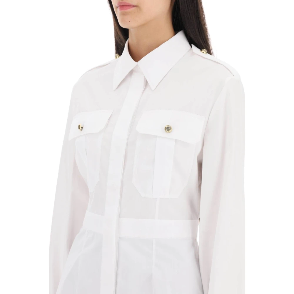 alexander mcqueen Klassieke Witte Button-Up Overhemd White Dames