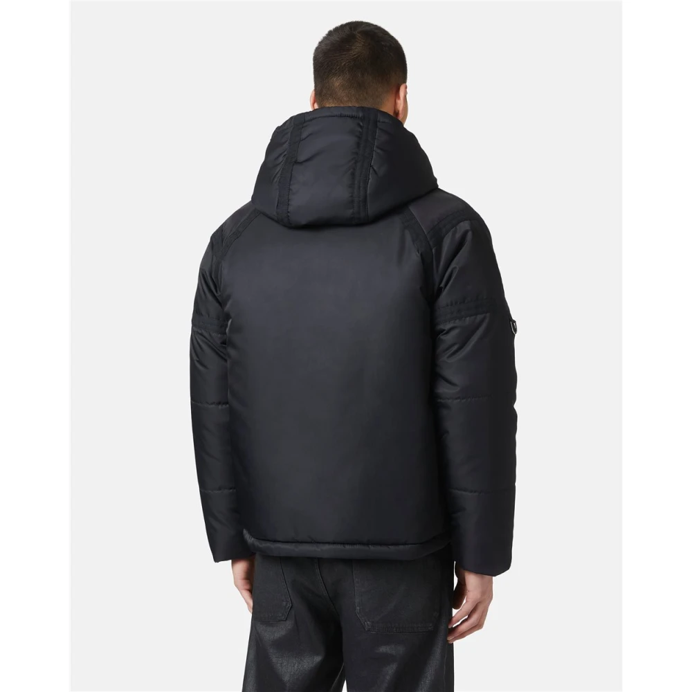 Iceberg Donsjack met relaxte pasvorm Black Heren