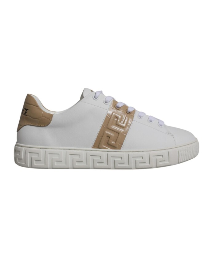 greca-print-lage-sneakers-wit