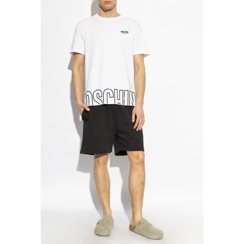 Moschino T-shirt uit de ondergoedlijn White Heren