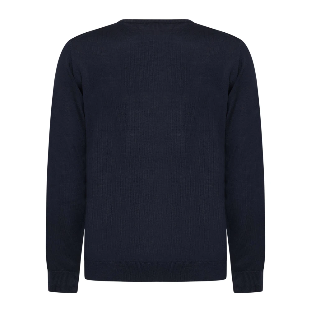 Roberto Collina Blauwe Sweaters voor Mannen Blue Heren