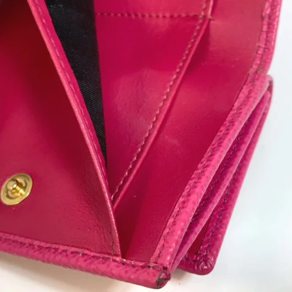 Dolce & Gabbana Pre-owned Leather wallets Pink Dames