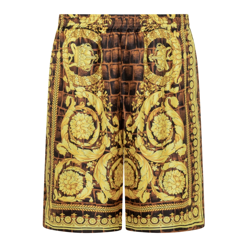 Versace Casual Shorts Yellow Heren