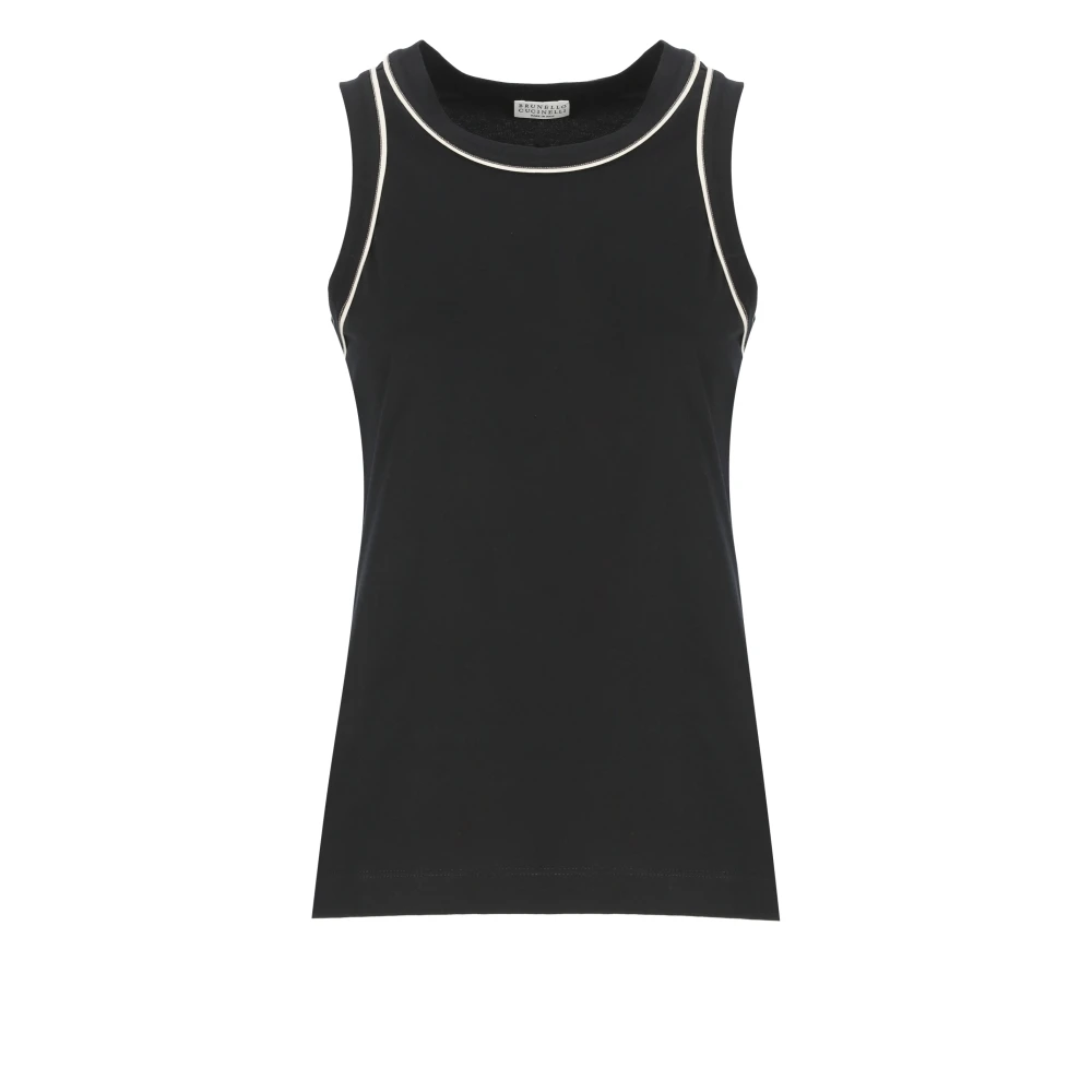 Tops > Sleeveless Tops - - Brunello Cucinelli - Modalova
