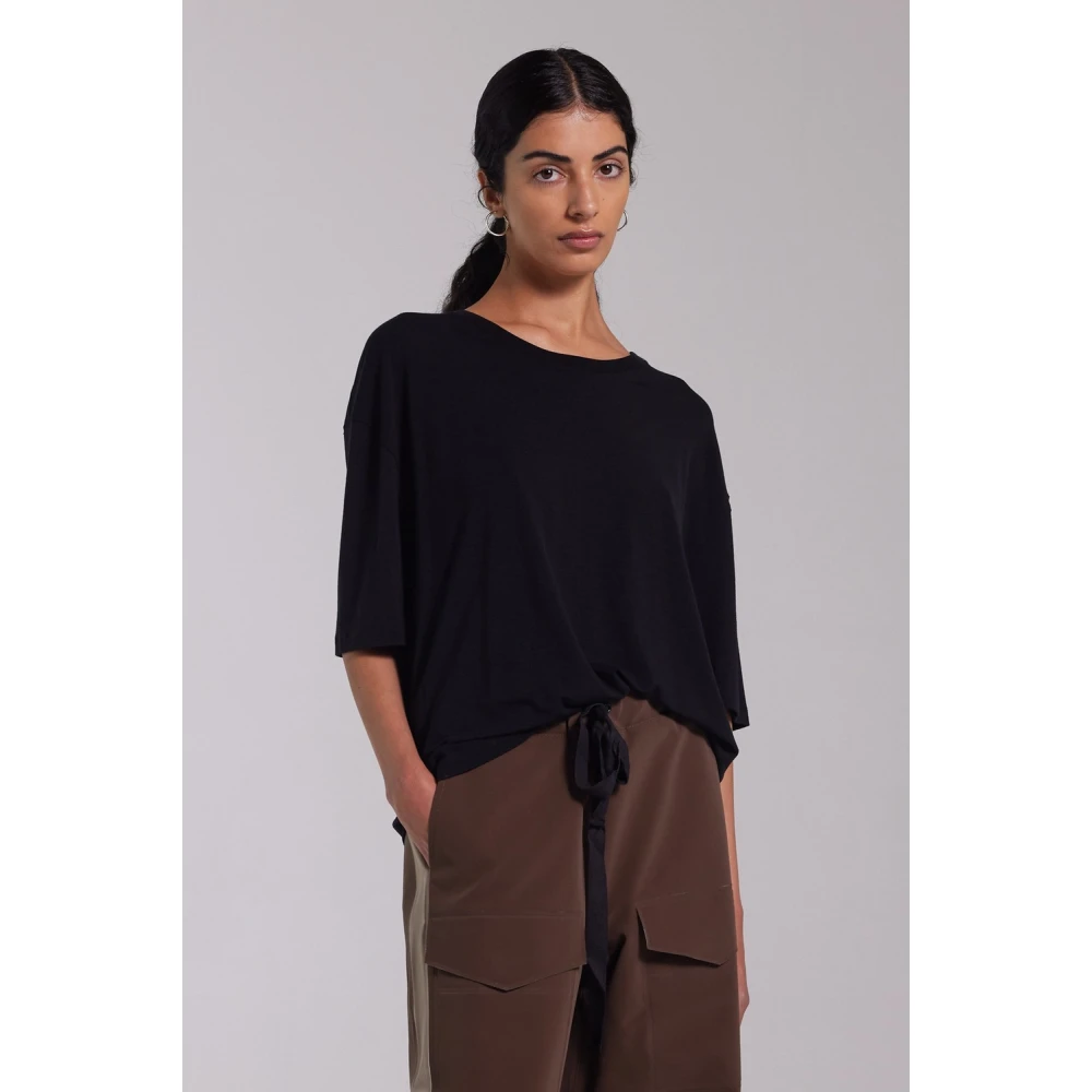 Stutterheim Merino Wol Thermoshirt voor Vrouwen Black Dames