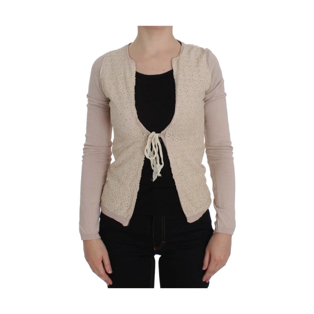 Pink Memories Elegant Pink Wrap Sweater Pink Dames