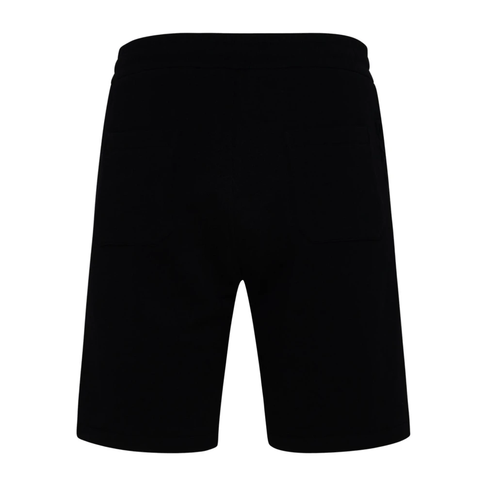 Balmain Zwarte Bermuda Shorts van Katoen Black Heren