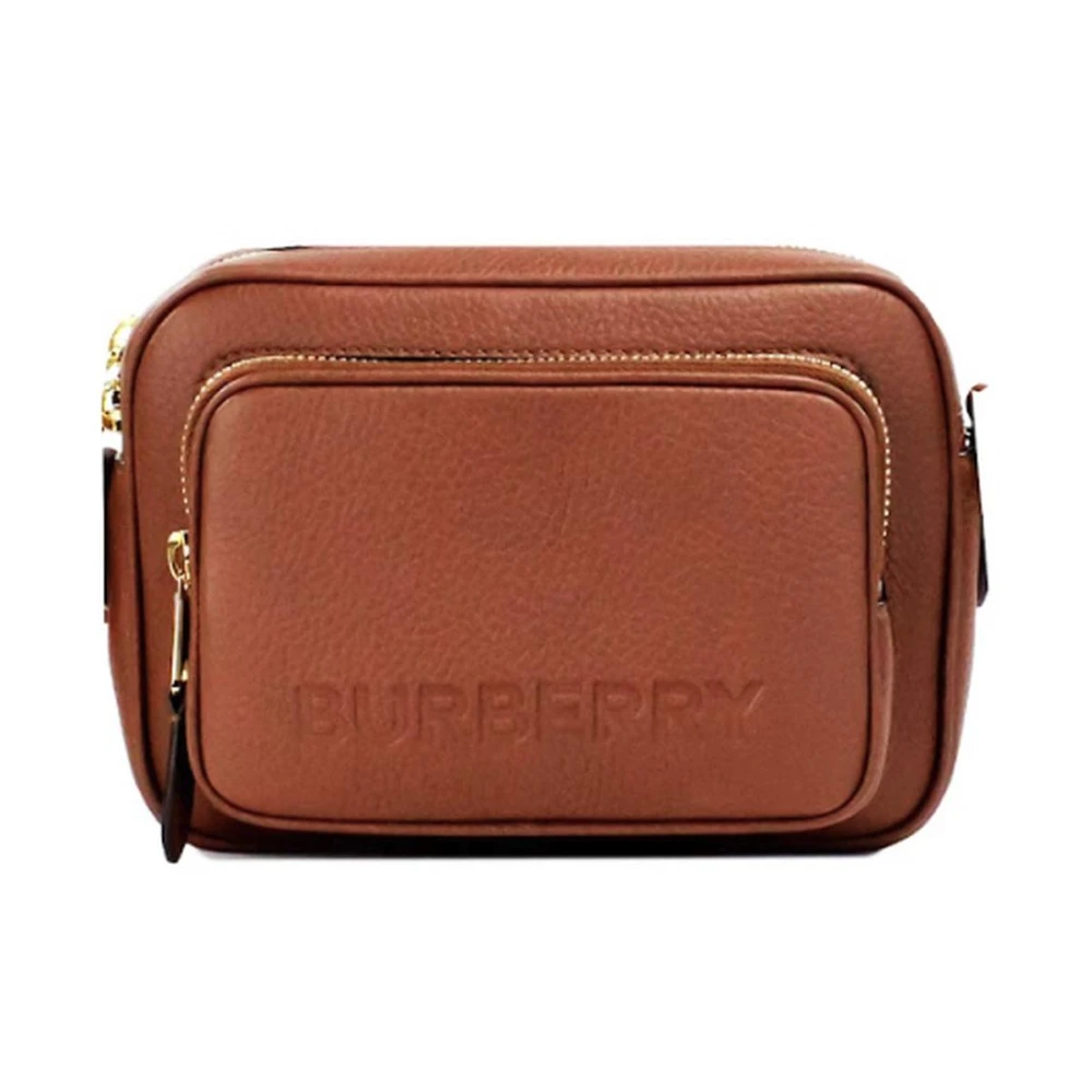 Burberry Leren cameratas met ritsvak Brown Dames