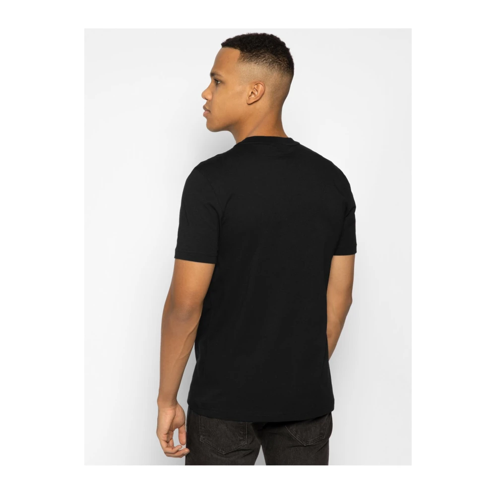 Calvin Klein Basis Katoenen T-Shirt Zwart Black Heren
