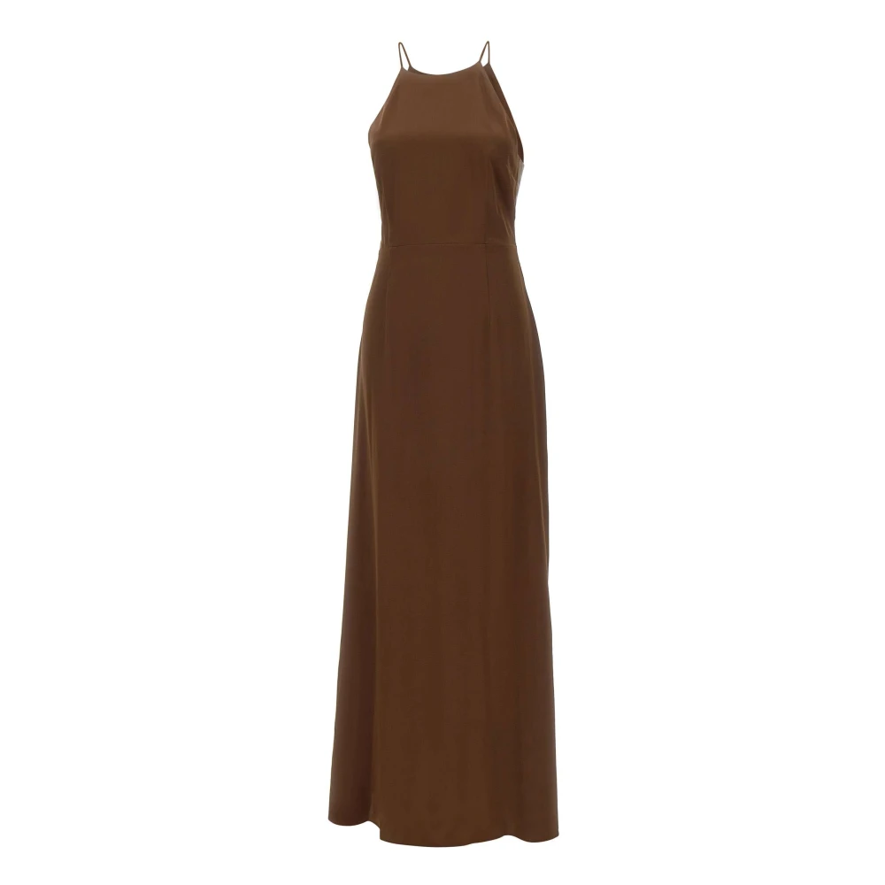 The Garment Brown Maxi Dresses, Female, S, Cata Tie-Detail Maxi Dress