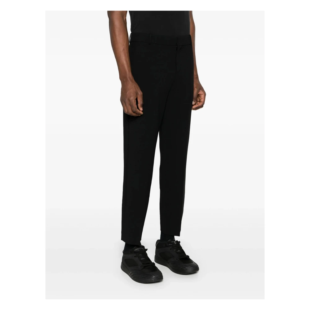 Balmain Zwarte Slim Fit Broek Black Heren