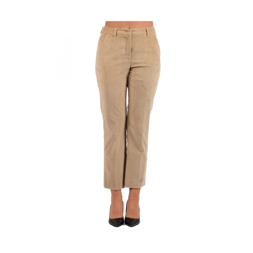 Weekend Max Mara Women's Beige Weekend Cropped Trousers