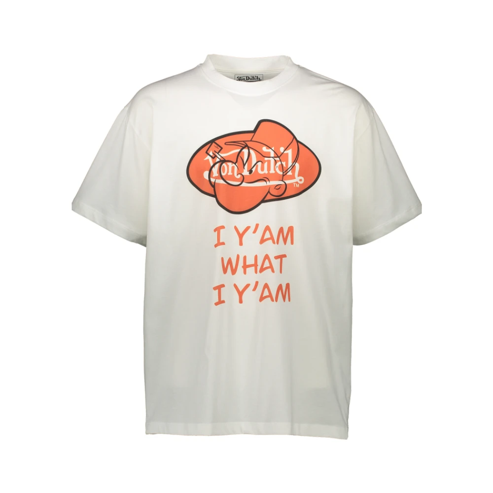 Von Dutch Popeye Lifestyle T-shirt White Heren