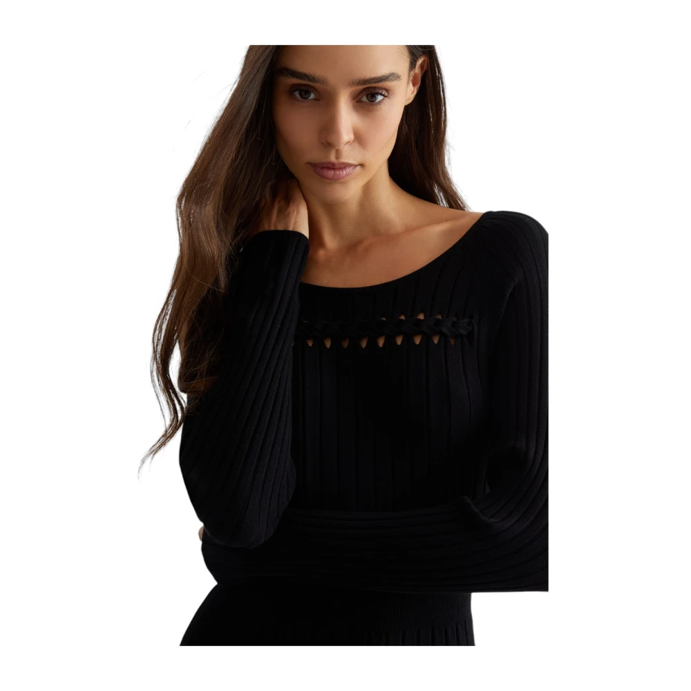 Liu Jo Elegante Jurk voor Vrouwen Black Dames
