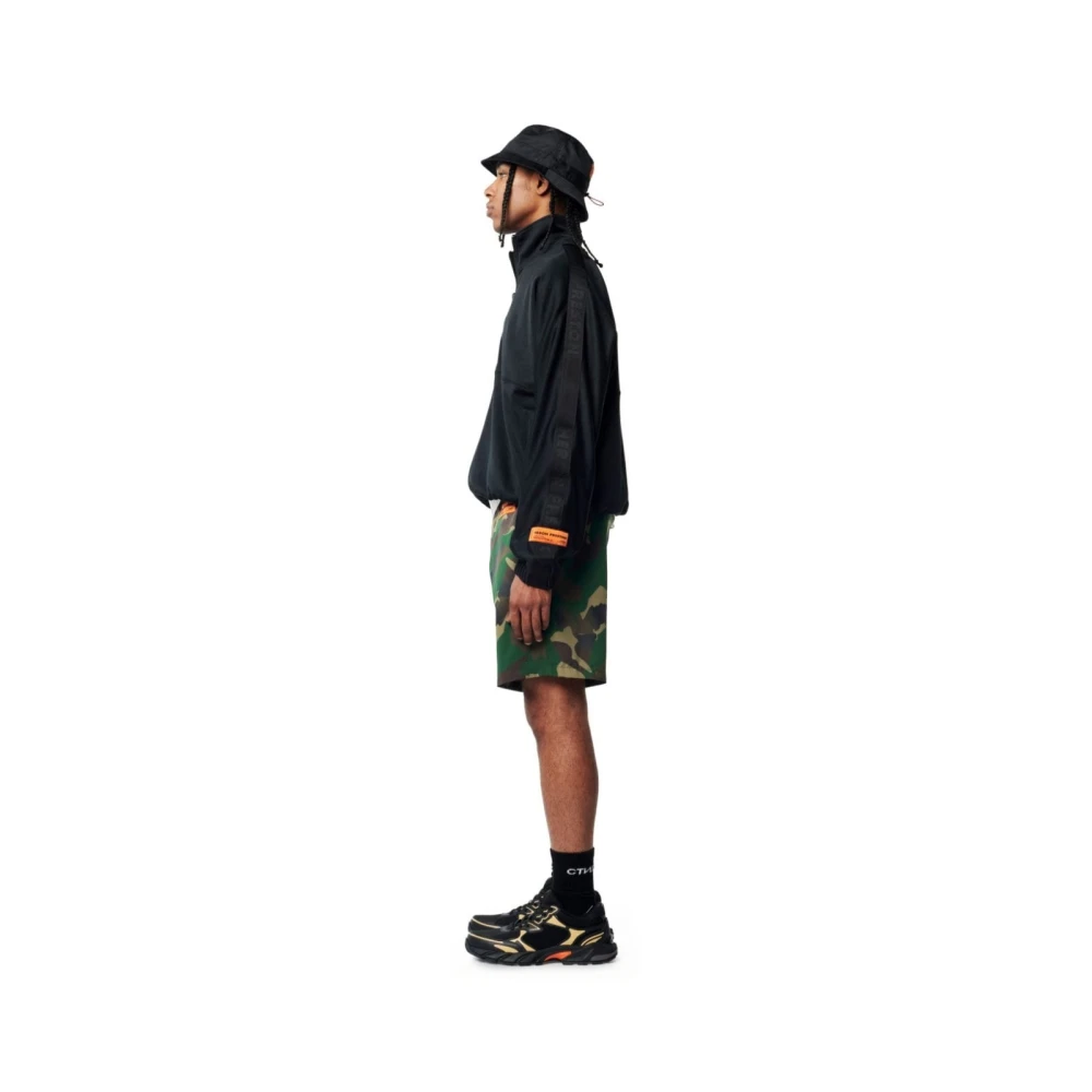 Heron Preston Camouflage Logo Zwemshorts Militair Groen Green Heren