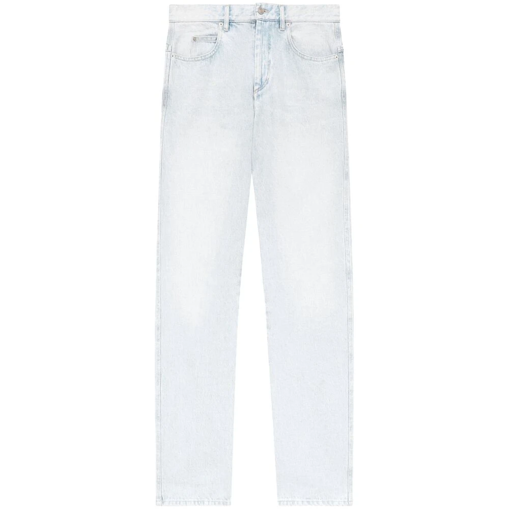 Isabel marant Blauwe Denim Straight Leg Jeans Blue Heren