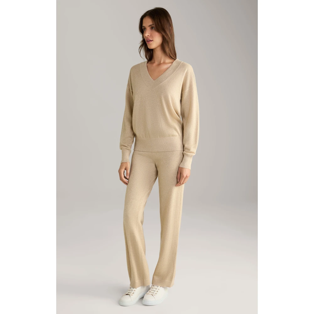 Joop! Gouden glinsterende dames trui Beige Dames