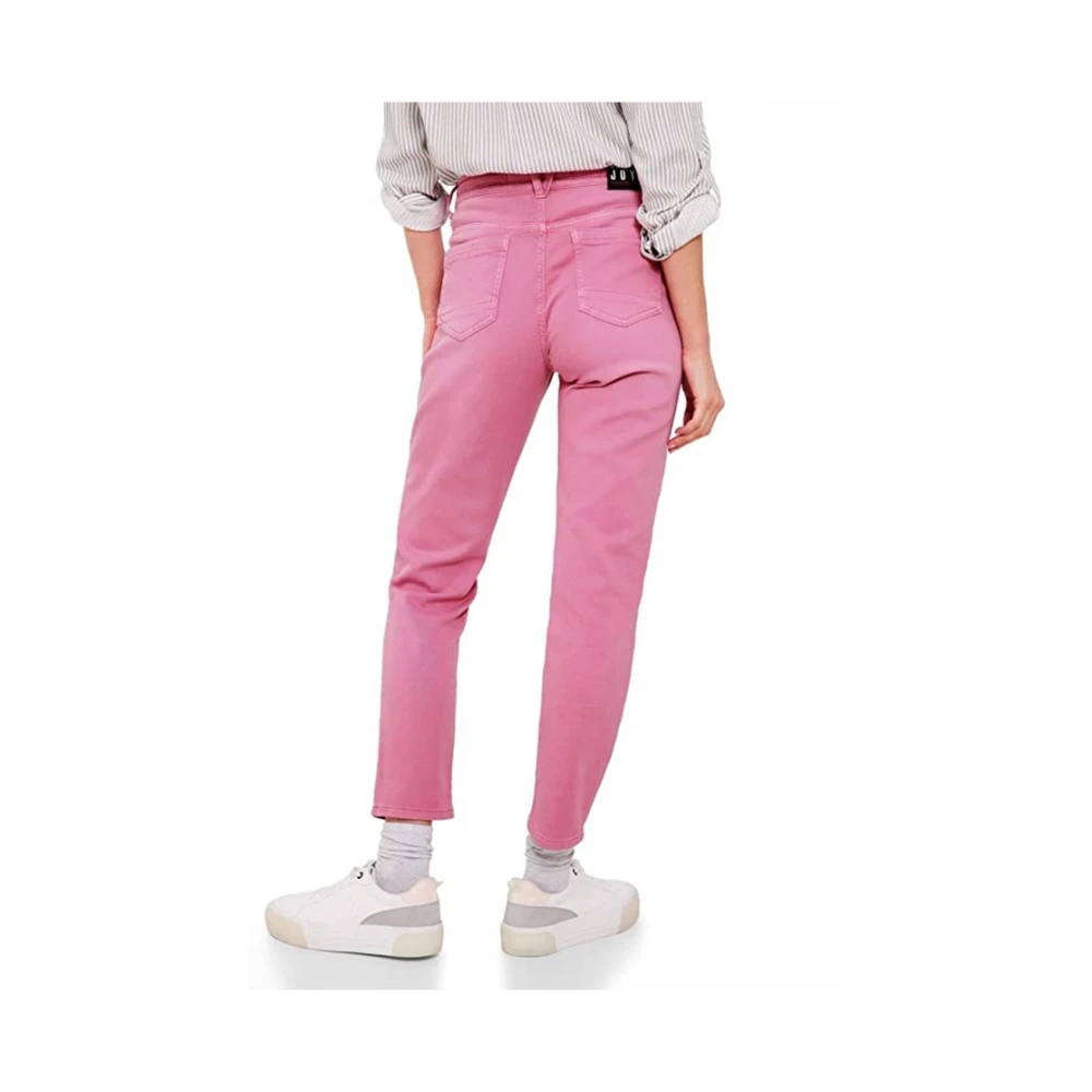 cecil Stijlvolle Denim Jeans Pink Dames