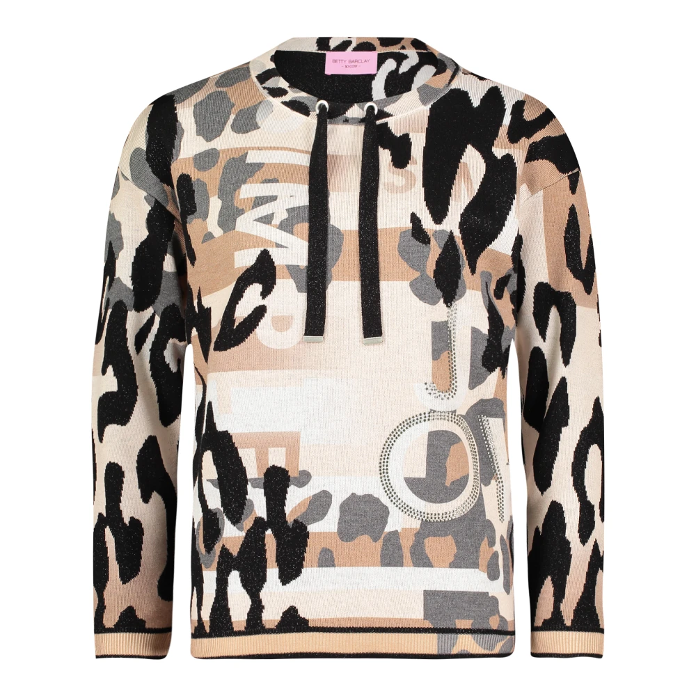 Betty Barclay Dierenprint Fijngebreide Trui Multicolor Dames