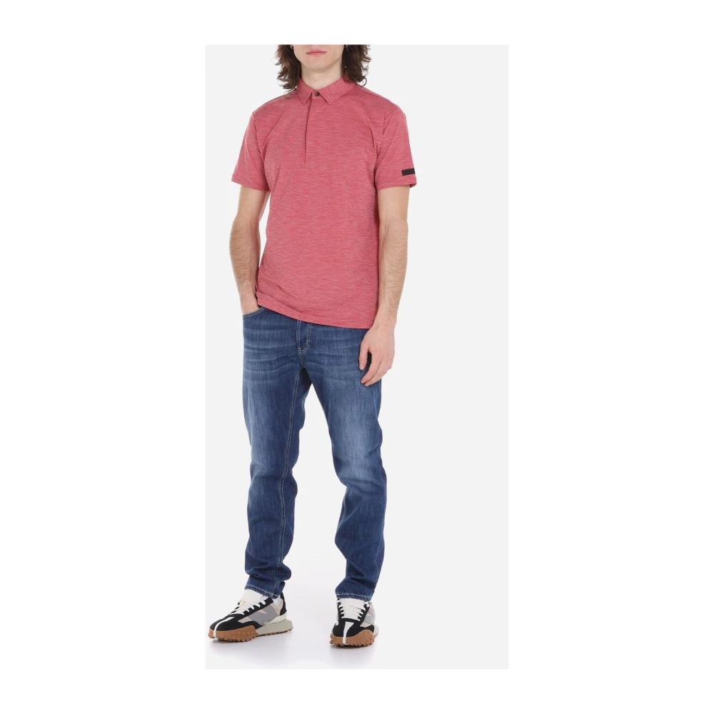 RRD Technische Stoffen Polo Shirt Red Heren