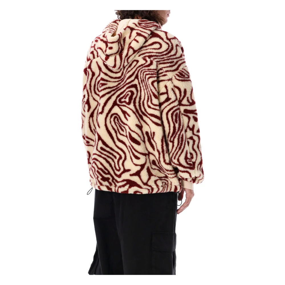 Marcelo Burlon Herenkleding Buitenkleding Ecru Burgundy Aw23 Beige Heren