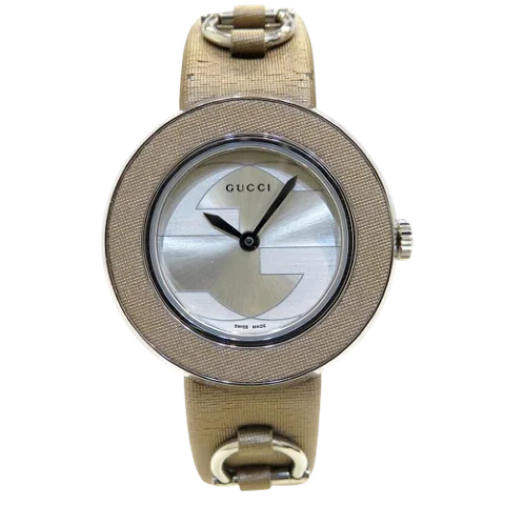 Reloj de metal plateado de segunda mano Gucci Vintage Mujer Miinto