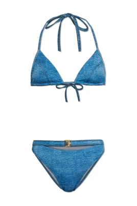 Denim tvådelad baddräkt