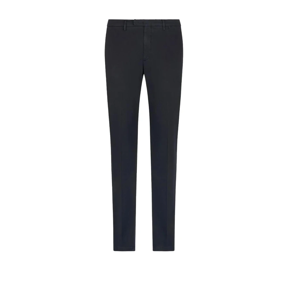 Boglioli Moderne Chino Broek Blue Heren