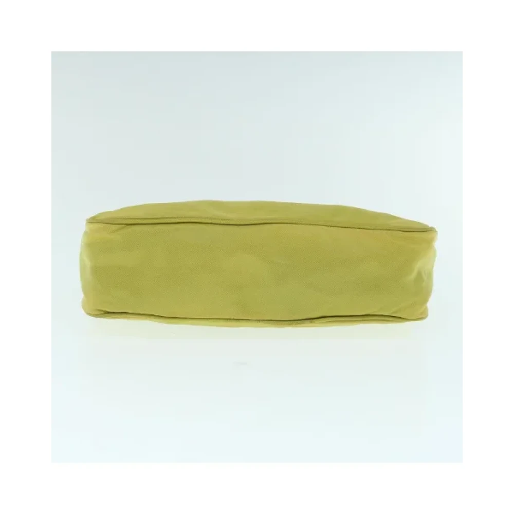 Prada Vintage Pre-owned Nylon prada-bags Green Dames