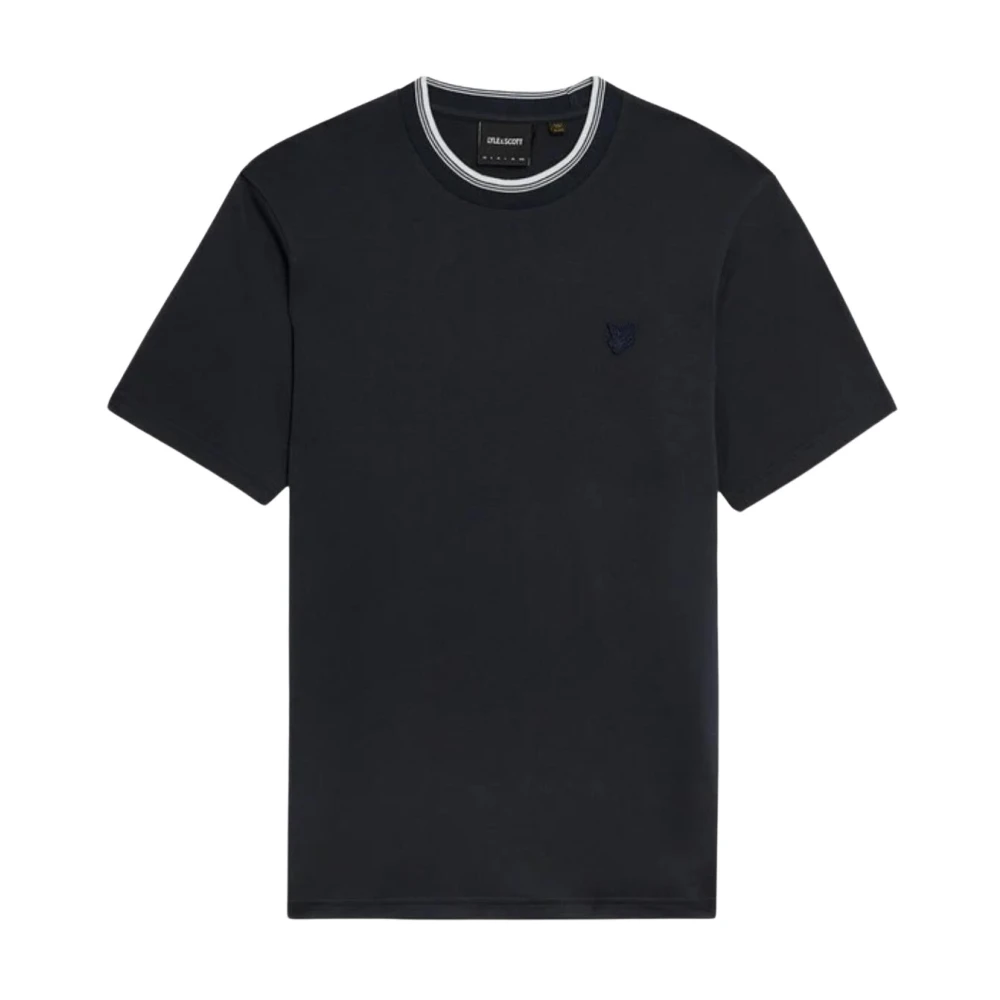 Lyle & Scott Men's Blue Tipped Crew Neck Tshirt