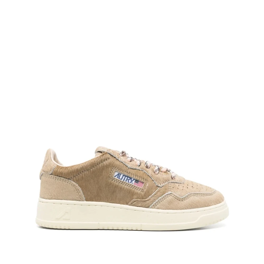 Autry Women's Brown Sneakers, 4 Uk, Medalist Low