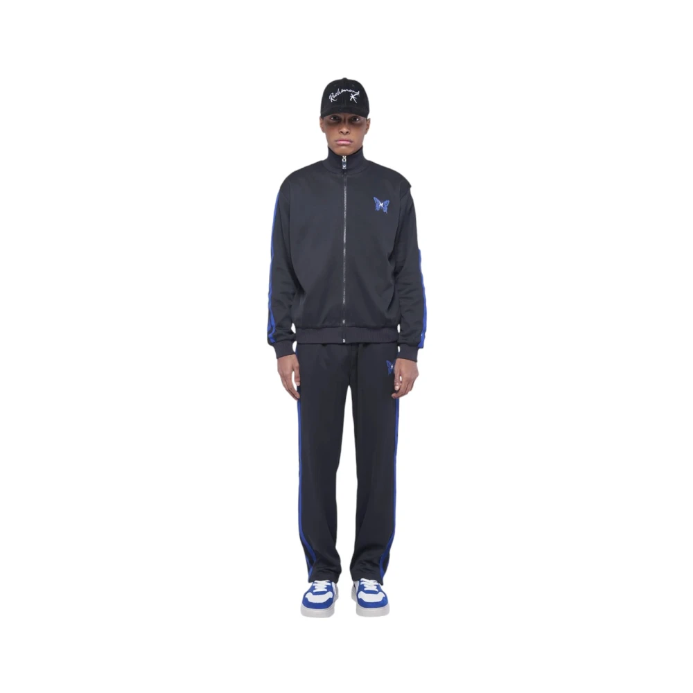 John Richmond Katoen-Polyester Mix Sweater Black Heren