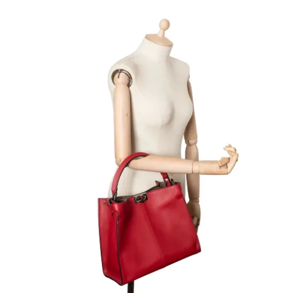 Fendi Vintage Pre-owned Leather fendi-bags Red Dames