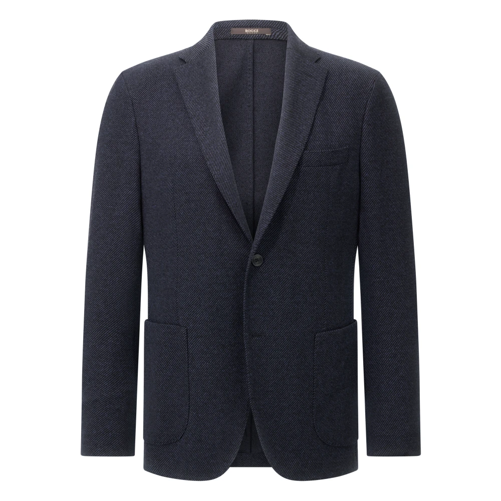 Boggi Milano Mannelijk Blauw Bari Jacket