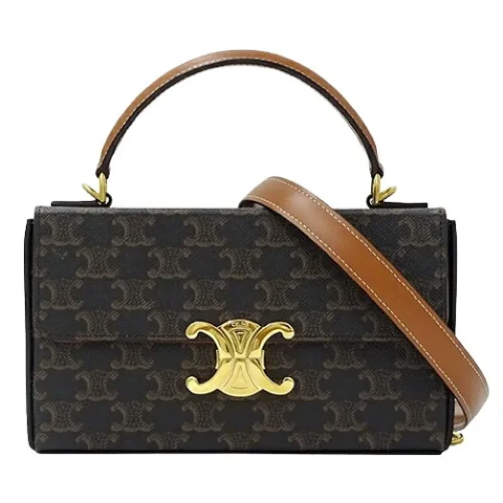 Celine Vintage Pre-owned Fabric celine-bags Black Dames