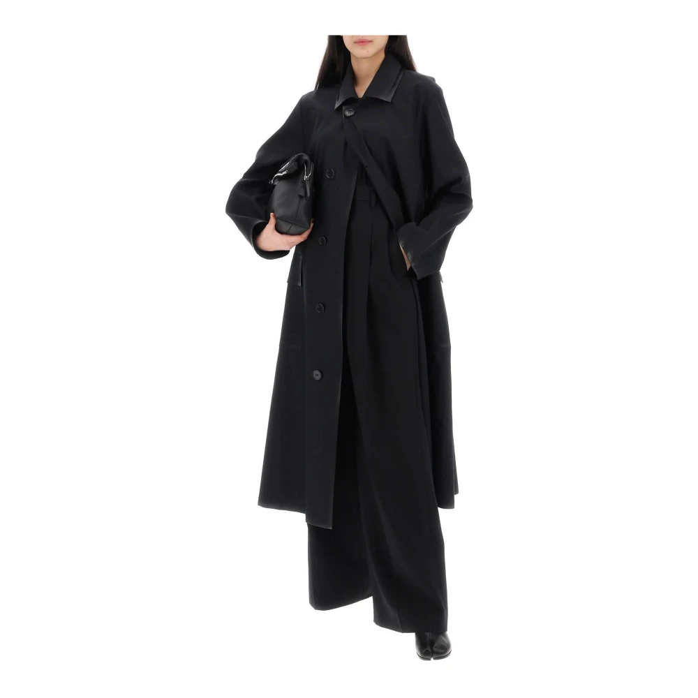 Maison Margiela Coats Black Dames