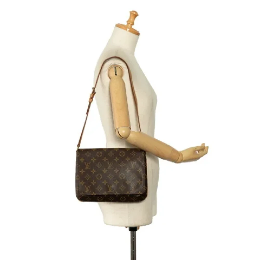 Louis Vuitton Vintage Pre-owned Plastic shoulder-bags Brown Dames