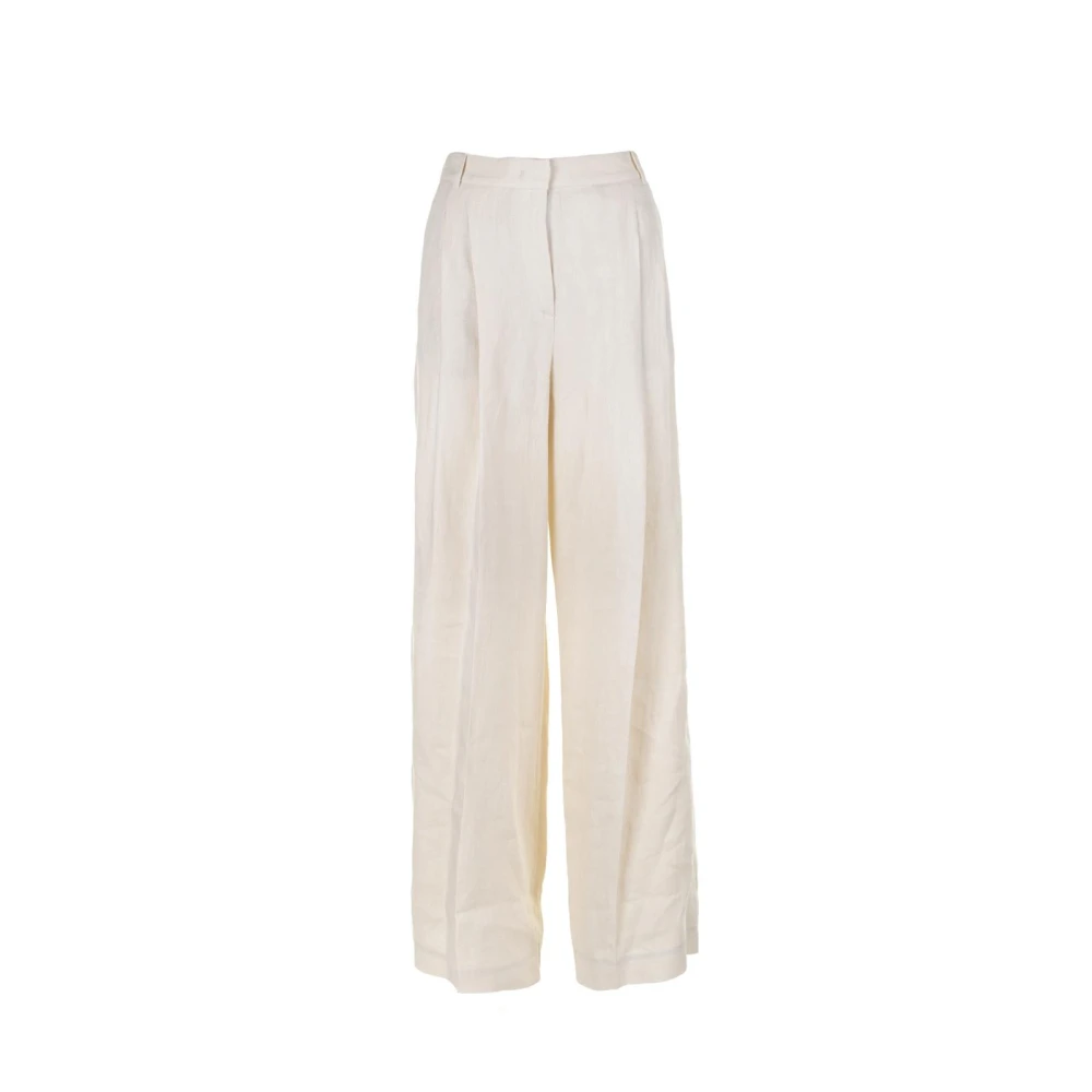 Eleventy Femme Beige - Trousers > Wide Trousers