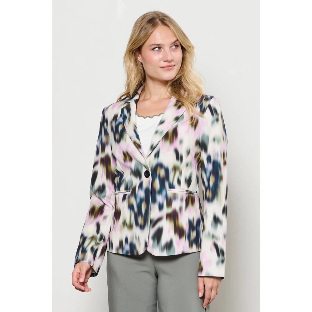 &Co Woman Blazer Dames Stijlvol & Elegant Multicolor Dames